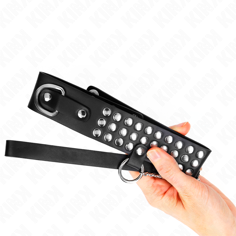 KINK - COLLIER RUBAN 65 CM BRILLANT RÉGLABLE 37-42 CM X 5,3 CM