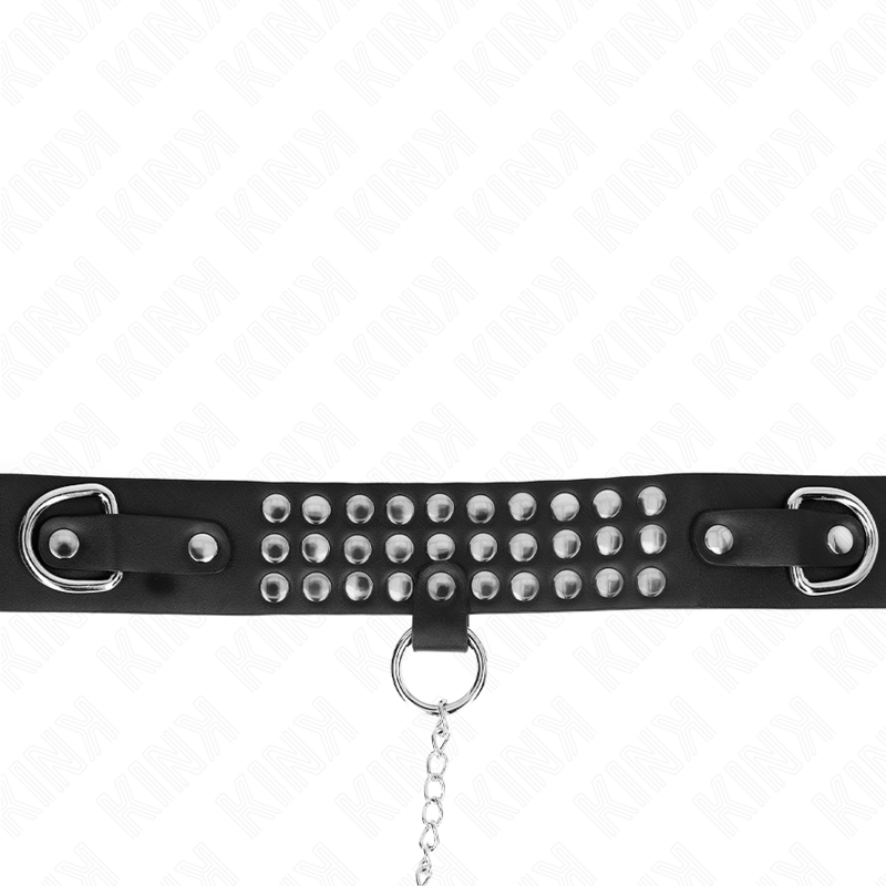 KINK - COLLIER RUBAN 65 CM BRILLANT RÉGLABLE 37-42 CM X 5,3 CM