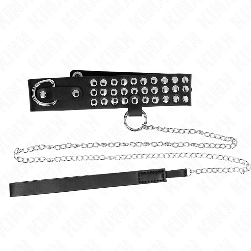 KINK - COLLIER RUBAN 65 CM BRILLANT RÉGLABLE 37-42 CM X 5,3 CM