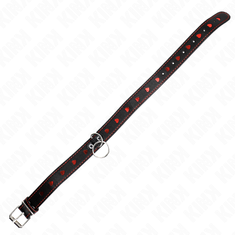 KINK - COLLIER AVEC RUBAN 65 CM DÉTAILS CŒUR 52,5 X 2,5 CM