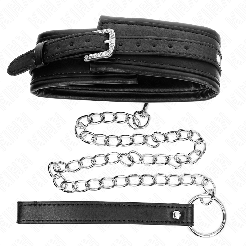 KINK - COLLIER AVEC SANGLE À BOUCLE BRILLANTE 65 CM 48,5 CM X 5,3 CM