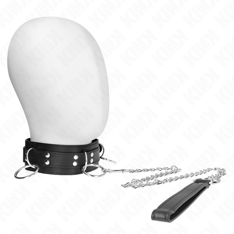 KINK - COLLIER ESCLAVAGE 3 ANNEAUX AVEC BANDE 80 CM 53 X 5 CM