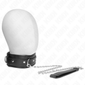 KINK - COLLIER EN SIMILI-CUIR ÉPONGE MODÈLE 3 RÉGLABLE 37-54 CM X 3 CM