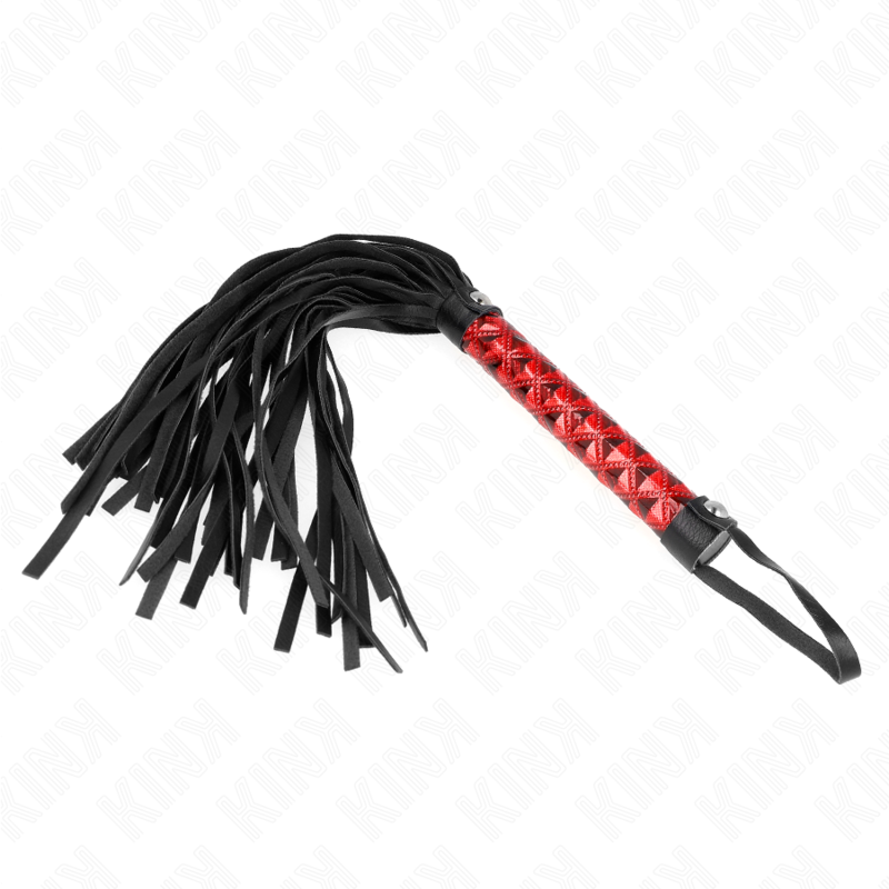 KINK - FOUET AVEC MOTIF LOSANGES 40 CM