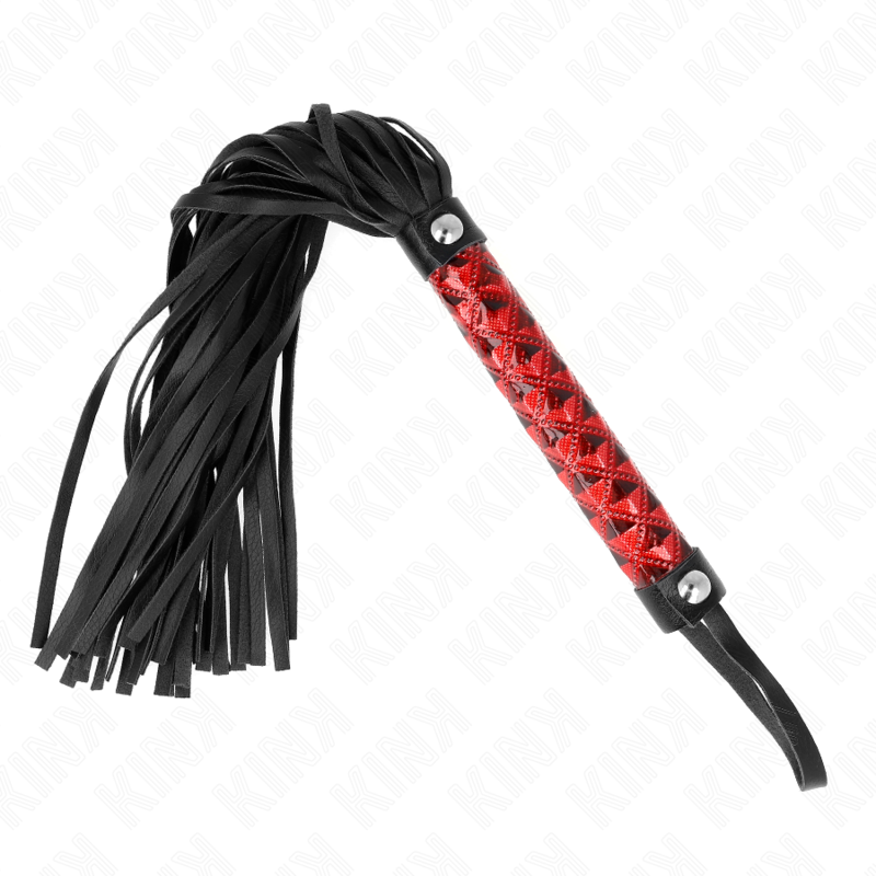 KINK - FOUET AVEC MOTIF LOSANGES 40 CM