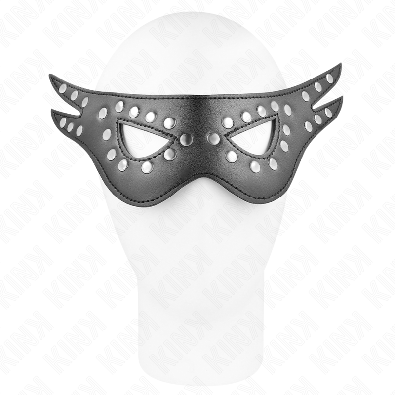 KINK - MASQUE EN SIMILI CUIR SEXY MODÈLE 1 27 x 13 CM
