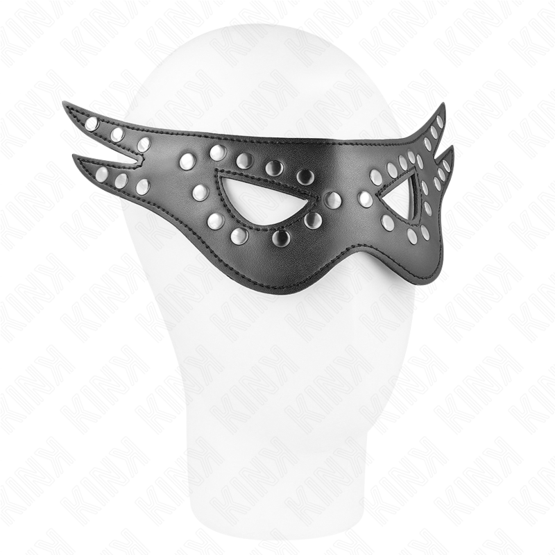 KINK - MASQUE EN SIMILI CUIR SEXY MODÈLE 1 27 x 13 CM