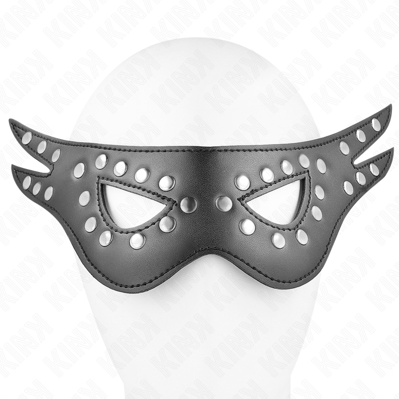 KINK - MASQUE EN SIMILI CUIR SEXY MODÈLE 1 27 x 13 CM