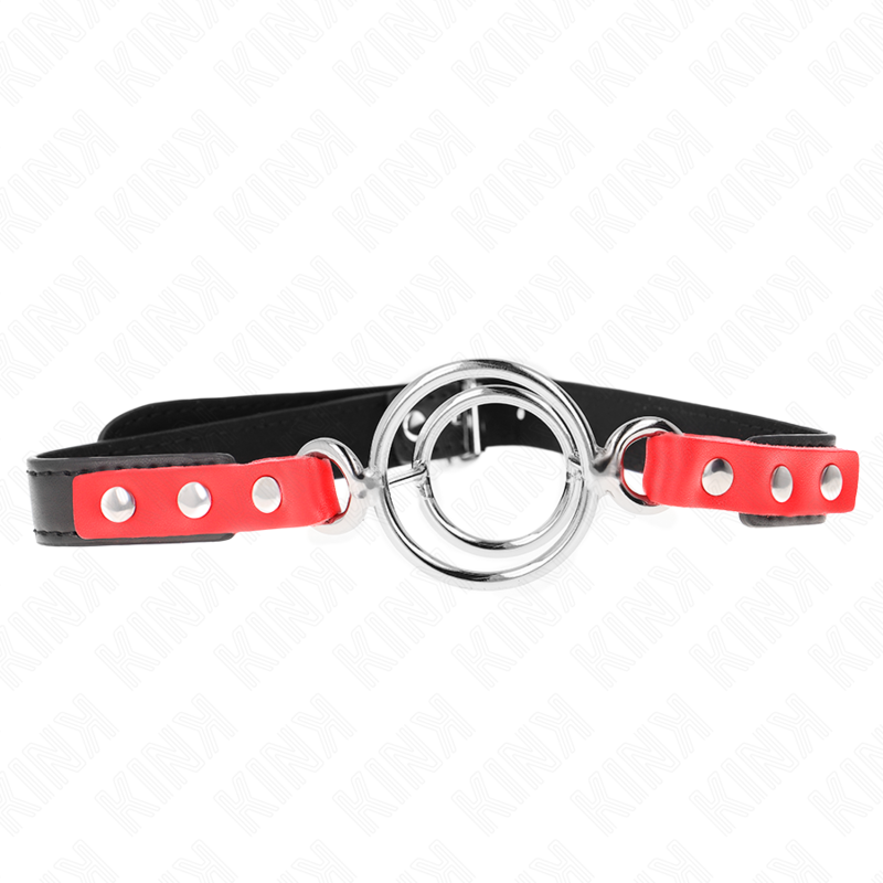 KINK - BAILLON MULTI-ANNEAUX 4 / 4,8 CM ROUGE 38 X 56 CM