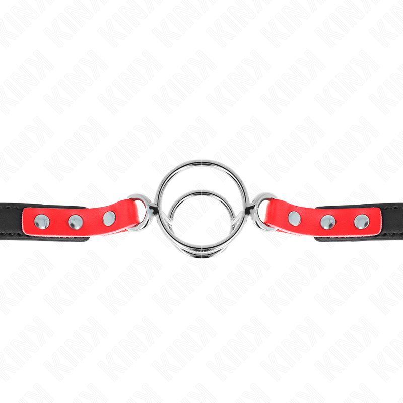 KINK - BAILLON MULTI-ANNEAUX 4 / 4,8 CM ROUGE 38 X 56 CM
