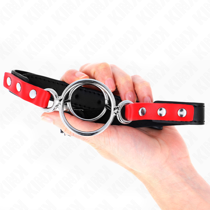 KINK - BAILLON MULTI-ANNEAUX 4 / 4,8 CM ROUGE 38 X 56 CM