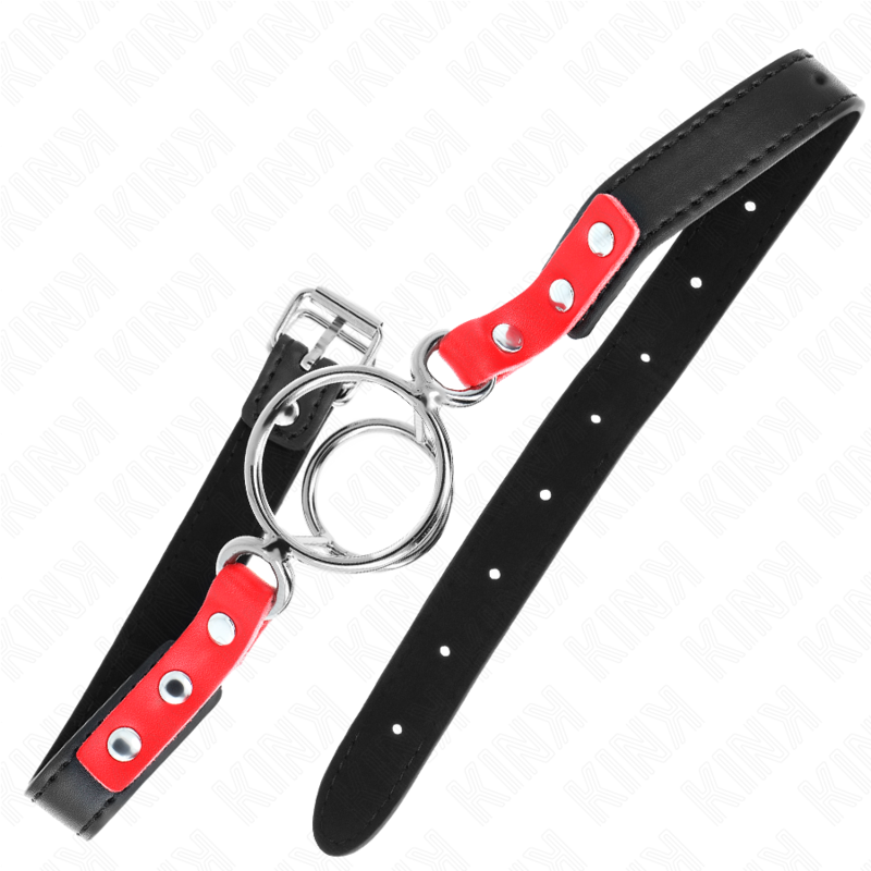 KINK - BAILLON MULTI-ANNEAUX 4 / 4,8 CM ROUGE 38 X 56 CM