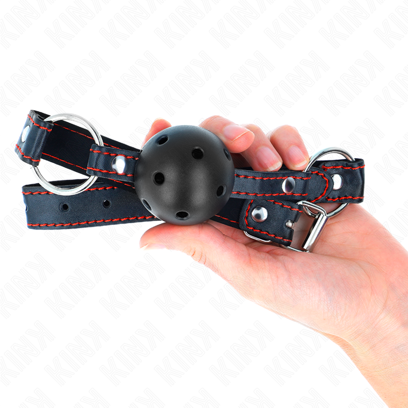 KINK - BAILLON SPHÉRIQUE NOIR CREUX ET DUR MODÈLE 2 65 x 2,5 CM
