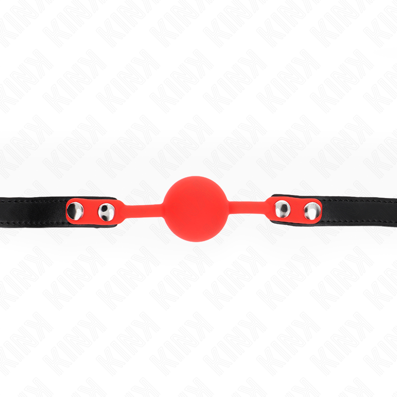 KINK - BÂILLON BOULE EN SILICONE 4 CM AVEC CADENAS 60 x 2 CM