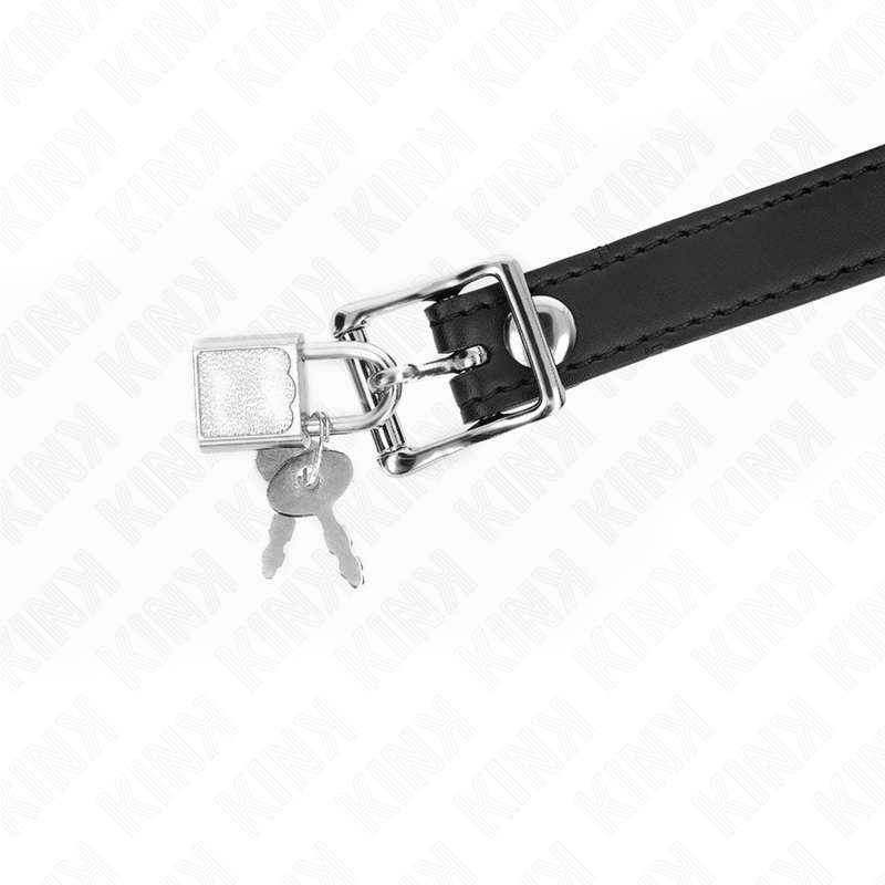 KINK - BÂILLON BOULE EN SILICONE 4 CM AVEC CADENAS 60 x 2 CM
