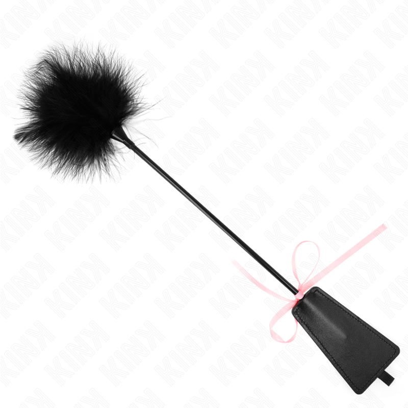 KINK - PLUMES CHATOUILLANTES AVEC NŒUD ROSE 49 CM