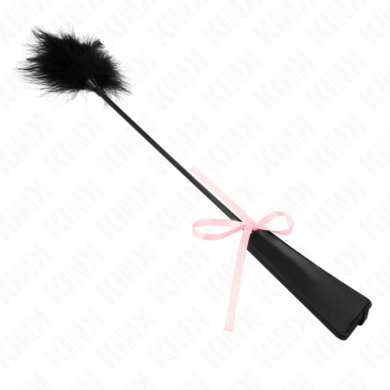 KINK - PLUMES CHATOUILLANTES AVEC NŒUD ROSE 49 CM