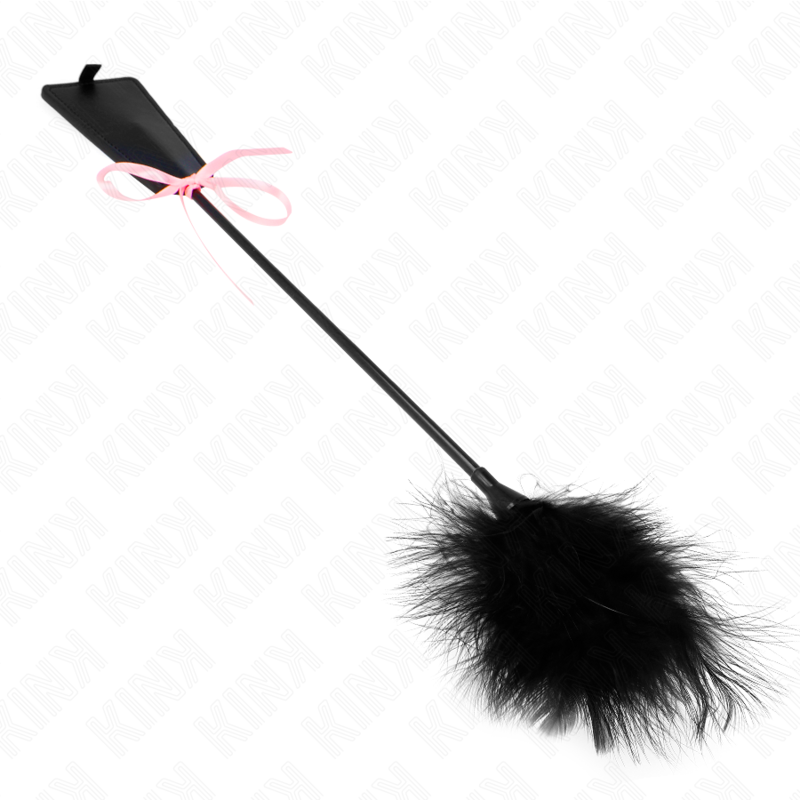 KINK - PLUMES CHATOUILLANTES AVEC NŒUD ROSE 49 CM