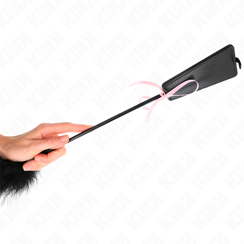 KINK - PLUMES CHATOUILLANTES AVEC NŒUD ROSE 49 CM