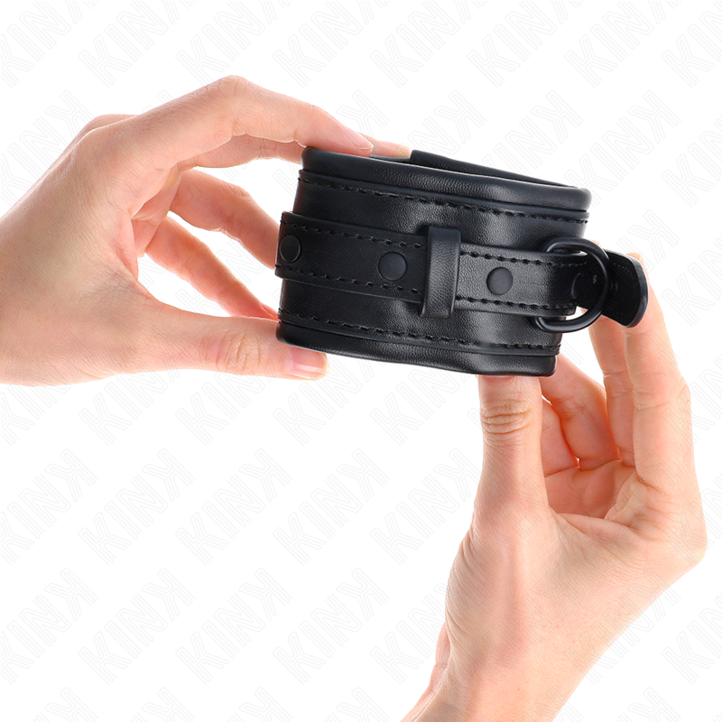 KINK - MENOTTES NOIRES RÉGLABLES 20-30 CM X 6 CM