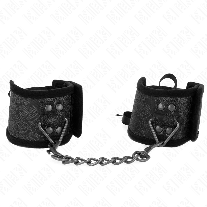 KINK - MENOTTES SCANDALE EN DENTELLE NOIRE 24,5 CM X 6,5 CM