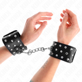 KINK - MENOTTES DE POIGNET PUNK RÉGLABLES 19-24 CM X 5,5 CM