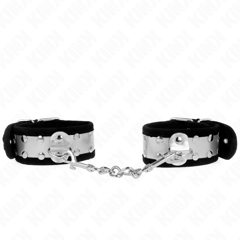 KINK - MENOTTES MINCES NOIR/ARGENT 30 X 4 CM