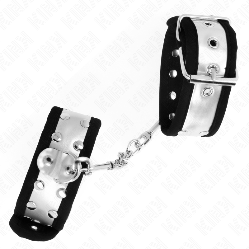 KINK - MENOTTES MINCES NOIR/ARGENT 30 X 4 CM