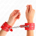 KINK - MENOTTES MINCES ROUGES RÉGLABLES 21-33 CM