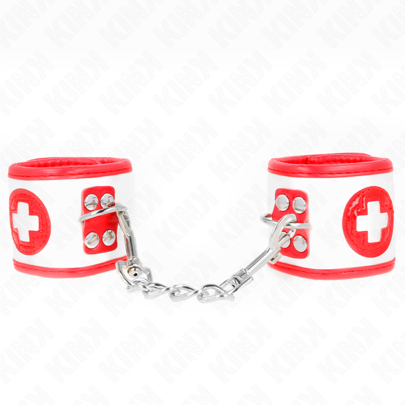 KINK - MENOTTES MINI POUR INFIRMIÈRES, RÉGLABLES 18-23 CM X 5 CM