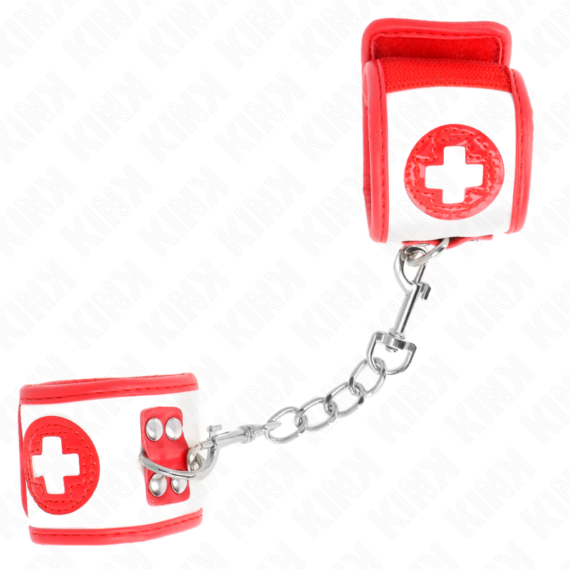 KINK - MENOTTES MINI POUR INFIRMIÈRES, RÉGLABLES 18-23 CM X 5 CM