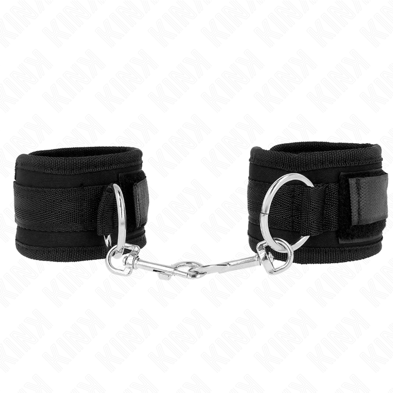 KINK - MENOTTES NOIRES RÉGLABLES 18-35 CM X 6 CM