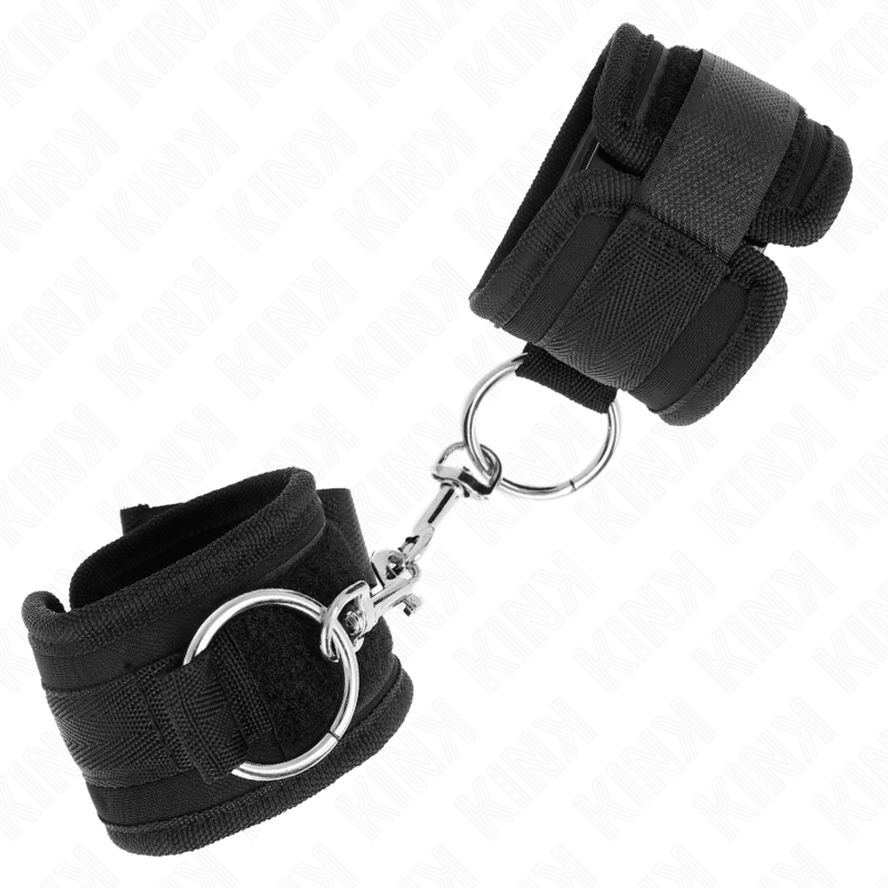 KINK - MENOTTES NOIRES RÉGLABLES 18-35 CM X 6 CM