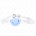 KINK - COLLIER TÉTINE BLEU CLAIR 5,5 x 4 CM RÉGLABLE 43-60 CM