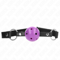 KINK - CREUX, DUR, BOULE VIOLETTE, 4,5 CM, Bâillon, 63,5 X 2 CM
