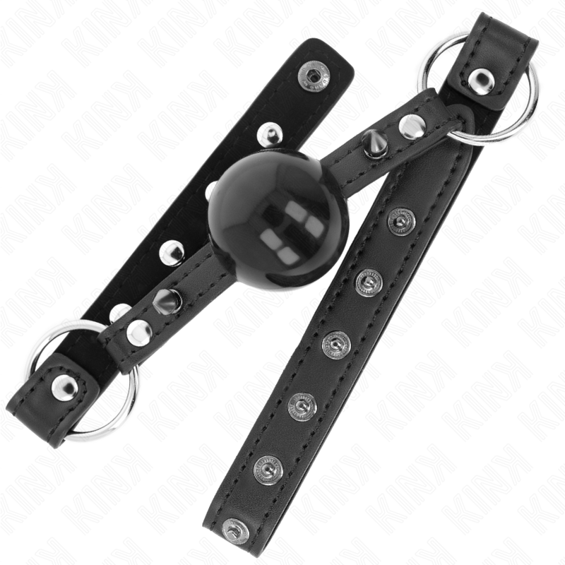 KINK - BAILLON BILLE 4 CM AVEC CLOUS À POINTE ET FERMETURE RAPIDE 65 x 2 CM