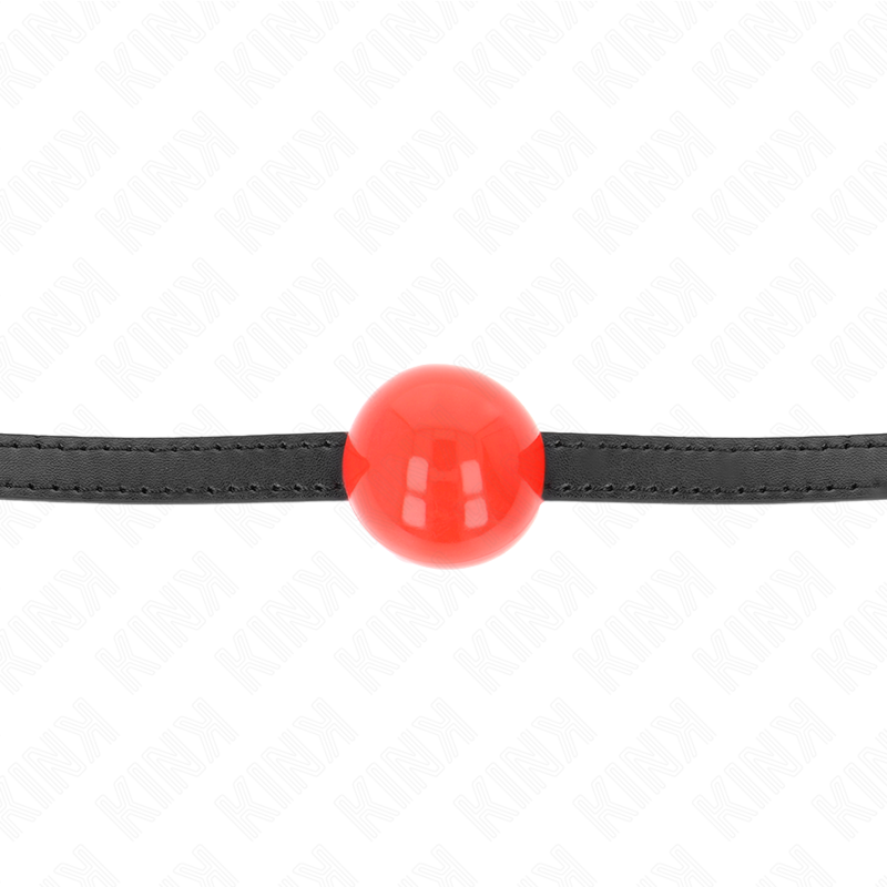 KINK - BALLE PLEINE ROUGE INDIVIDUELLE 4 CM BÂILLON 65 x 1,5 CM