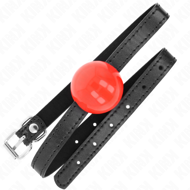 KINK - BALLE PLEINE ROUGE INDIVIDUELLE 4 CM BÂILLON 65 x 1,5 CM