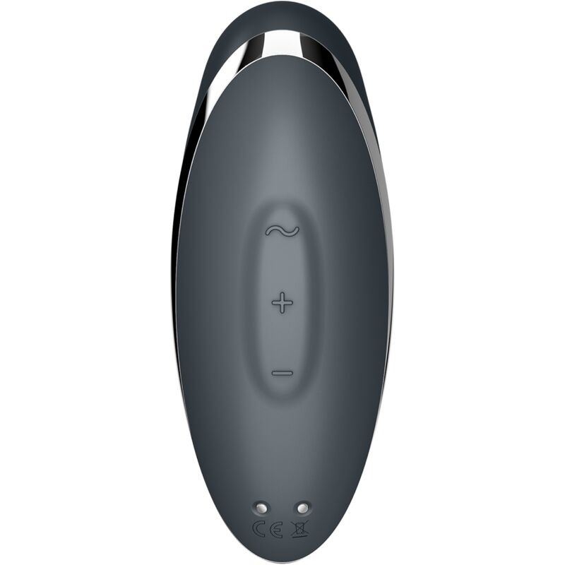 SATISFYER - TAP & CLIMAX 2 VIBRATOR & STIMULATOR GRAU