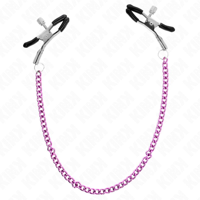 KINK - CHAÎNE PINCES À TÉTONS VIOLET 30 CM