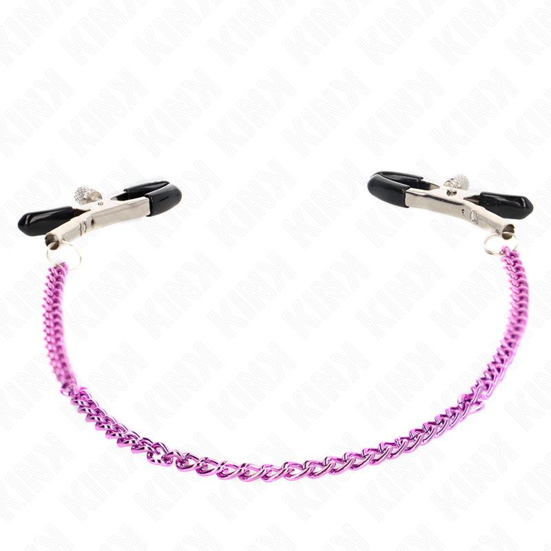 KINK - CHAÎNE PINCES À TÉTONS VIOLET 30 CM