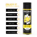 BRUMA - HUILE DE MASSAGE PREMIUM EFFET CHAUD, SAVEUR PINA COLADA 3 EN 1 - 100 ML