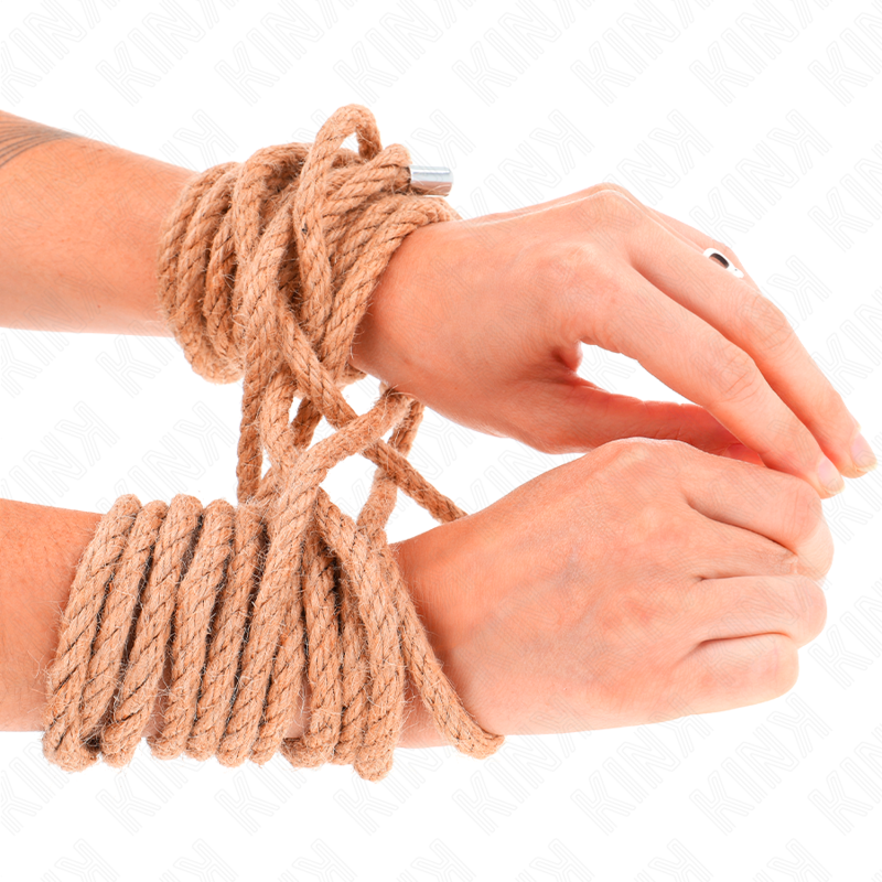KINK - CORDE DE CHANVRE AVEC EMBOUT MÉTALLIQUE 10 MÈTRES