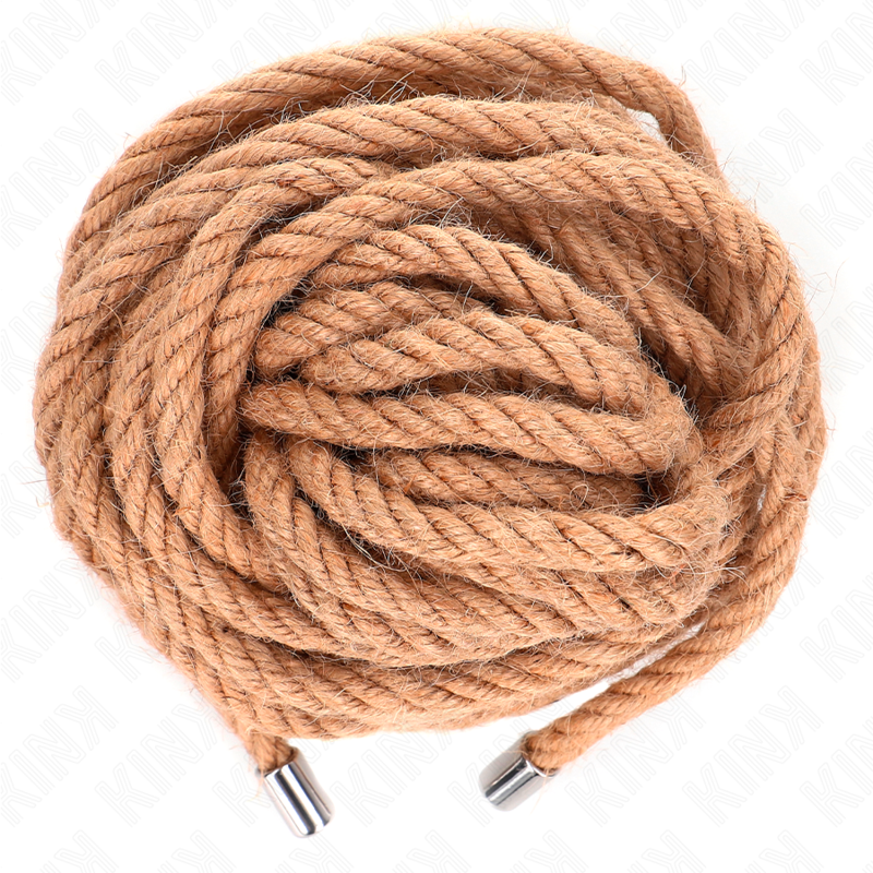 KINK - CORDE DE CHANVRE AVEC EMBOUT MÉTALLIQUE 10 MÈTRES