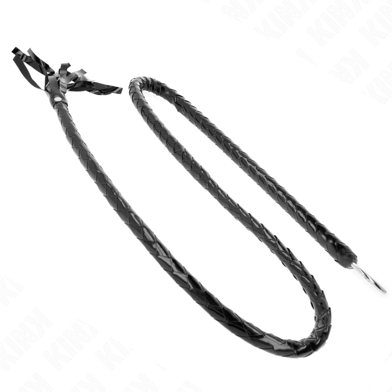 KINK - LONG FOUET EN PVC BRILLANT 138 CM