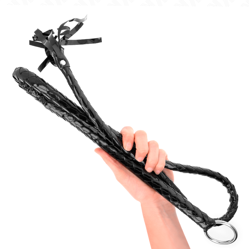 KINK - LONG FOUET EN PVC BRILLANT 138 CM