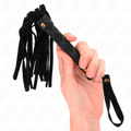 KINK - MINI-FOUET EN DAIM NOIR 30 CM