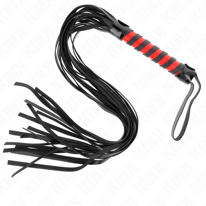 KINK - LONG FOUET RAYÉ 70 CM
