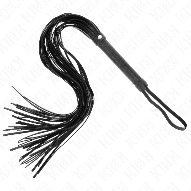 KINK - FOUET NOIR EN PVC SOUPLE 70 CM