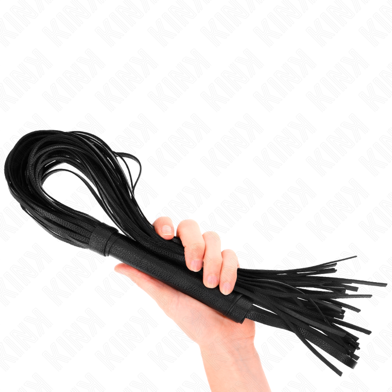 KINK - FOUET NOIR EN PVC SOUPLE 70 CM